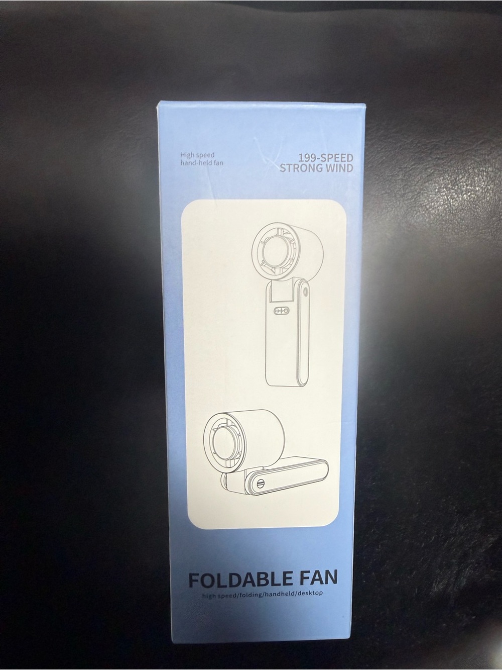 Foldable Handheld Fan - Blue